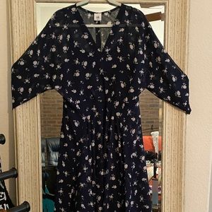 Cabi Dream Dress Midnight Navy & White Pemberley